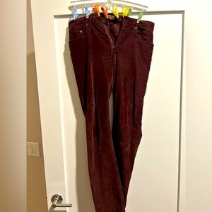 Faherty Men’s Corduroy Pants Wine/ Red